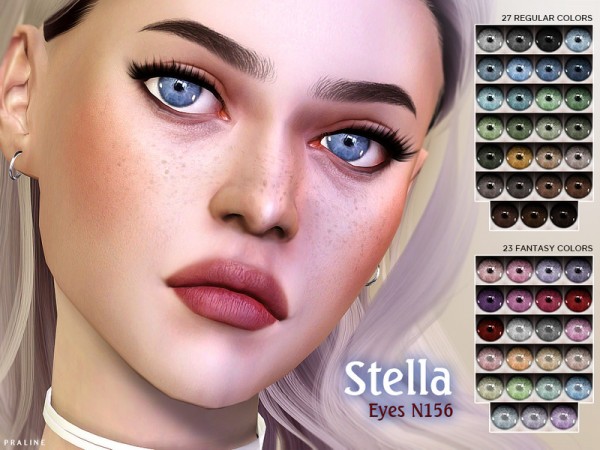  The Sims Resource: Stella Eyes N156 by Pralinesims