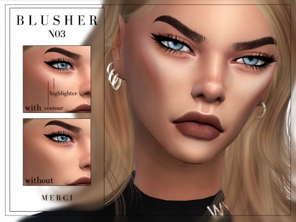  The Sims Resource: Blusher N03 by Merci
