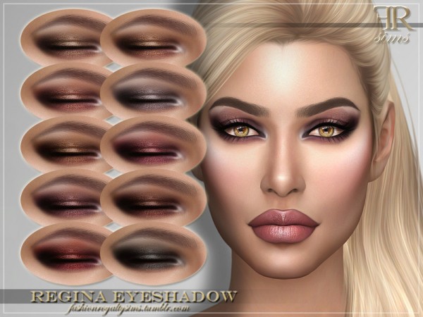  The Sims Resource: Regina Eyeshadow by FashionRoyaltySims