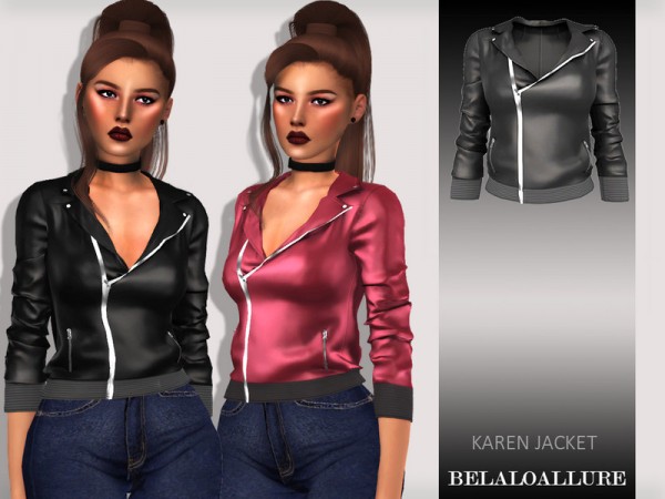  The Sims Resource: Karen jacket by belal1997