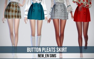 The Sims Resource: Ella -Leather Skater Dress by EsyraM • Sims 4 Downloads