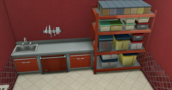 Mod The Sims: Completed Kitchen by harlequin eyes