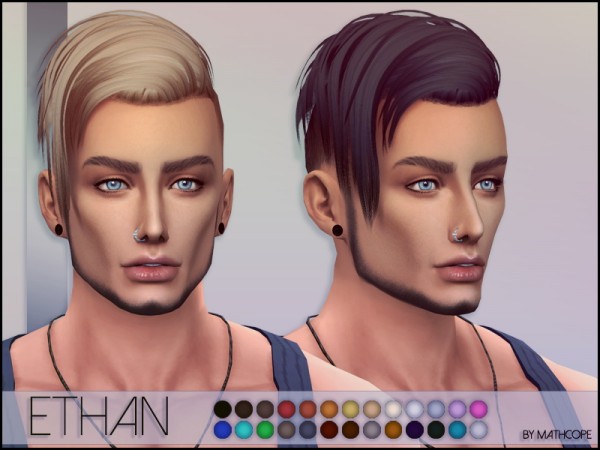  Sims Studio: Ethan hairstyle by Mathcope