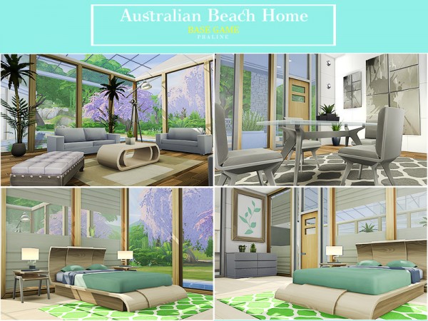  The Sims Resource: Australian Beach Home by Pralinesims