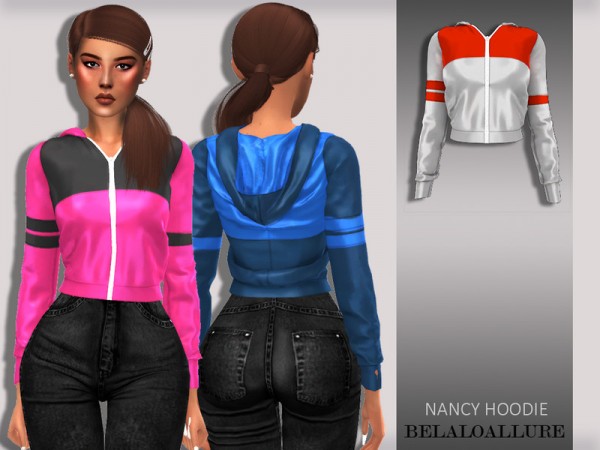  The Sims Resource: Nancy hoodie by belal1997