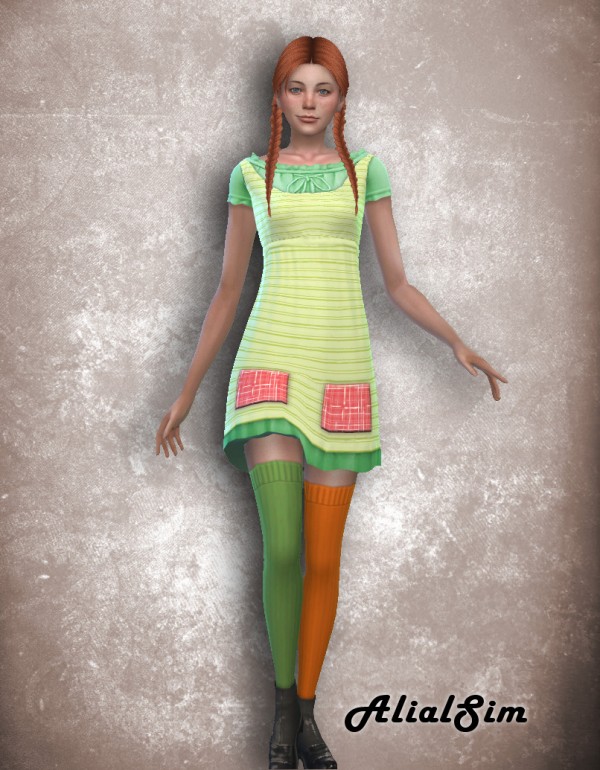  Alial Sim: Pippi Longstocking’s Outfit