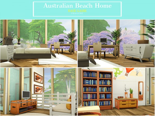  The Sims Resource: Australian Beach Home by Pralinesims