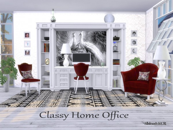  The Sims Resource: Homeoffice Classy by ShinoKCR