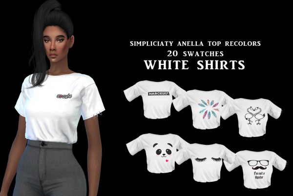  Leo 4 Sims: White Shirts
