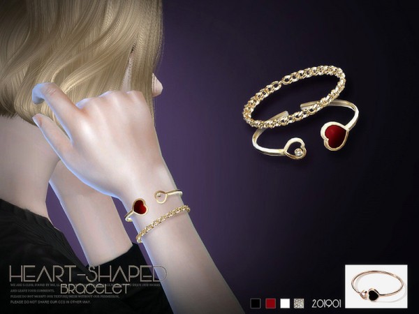  The Sims Resource: Bracelet 201901 by S Club