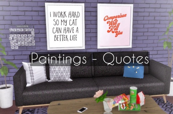  Descargas Sims: Paintings   Quotes