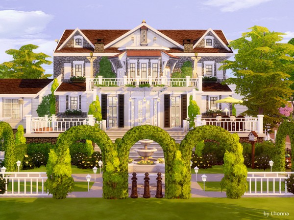  The Sims Resource: Birch Trees Mansion by Lhonna