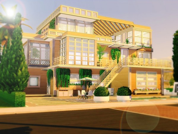  The Sims Resource: Oasis Dream House by MychQQQ