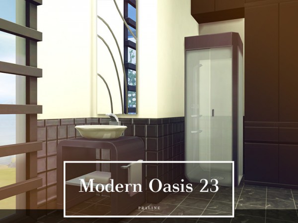  The Sims Resource: Modern Oasis 23 by Pralinesims