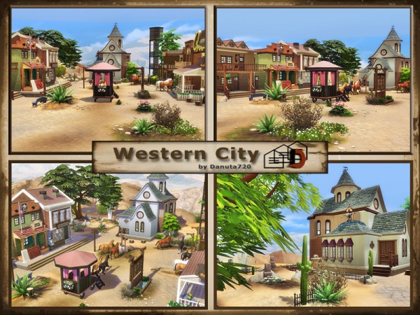  The Sims Resource: Western City House by Danuta720