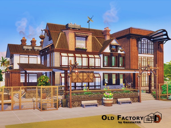  The Sims Resource: Old Factory No CC by Danuta720