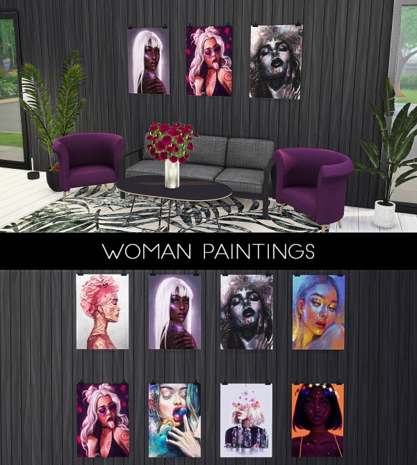  Kenzar Sims: Woman Paintings