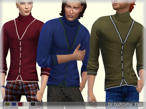  The Sims Resource: Double Sweater by bukovka
