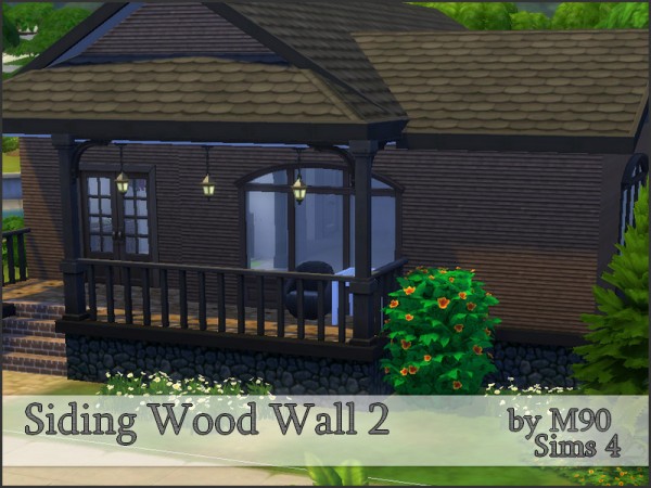  The Sims Resource: Siding Wood Wall 2 by Mircia90