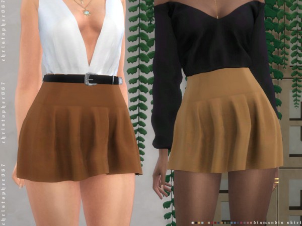  The Sims Resource: Diamandis Skirt by Christopher067