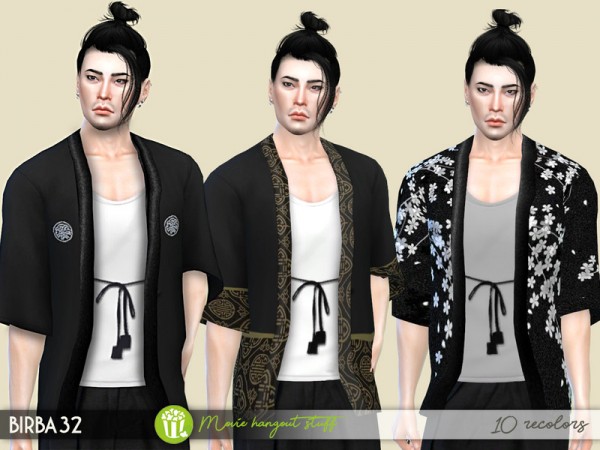  The Sims Resource: Kimono Jacket   Set1 by Birba32