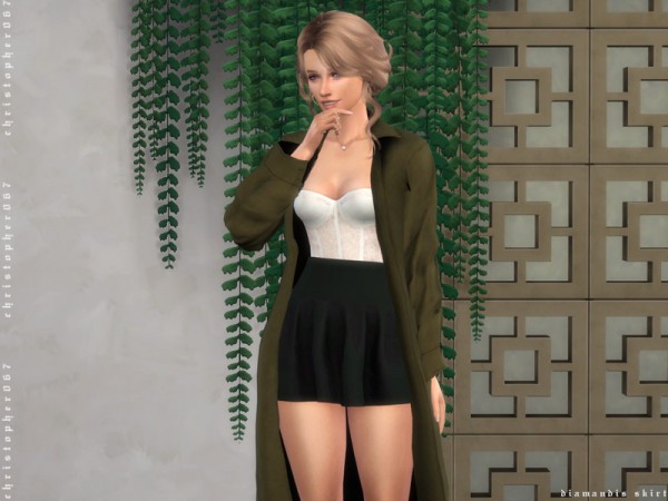  The Sims Resource: Diamandis Skirt by Christopher067