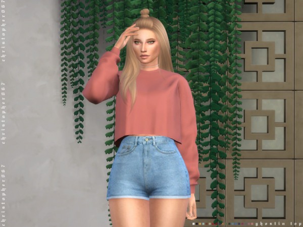  The Sims Resource: Ghostin Top by Christopher067