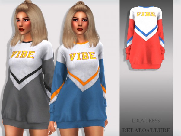  The Sims Resource: Lola dress by belal1997