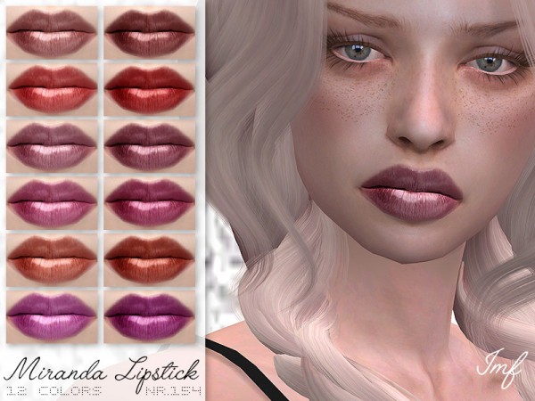  The Sims Resource: Miranda Lipstick N.154 by IzzieMcFire