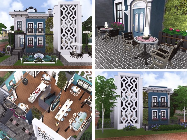  The Sims Resource: Gloria Restaurant by Rirann