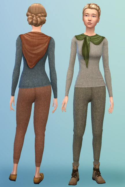  Blackys Sims 4 Zoo: Top Wool by mammut