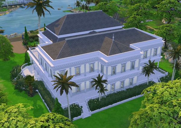  Mod The Sims: Devon House (NO CC) by FernSims