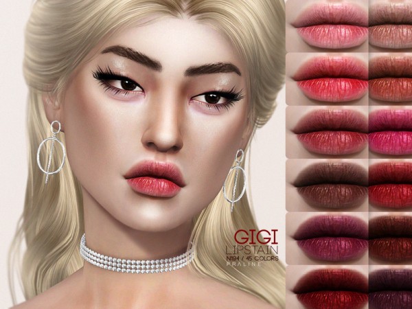  The Sims Resource: Gigi Lipstain N194 by Pralinesims