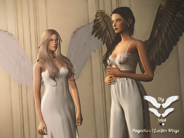  The Sims Resource: Lucifer Wings by magnolia c