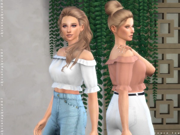  The Sims Resource: Franco Top by Christopher067