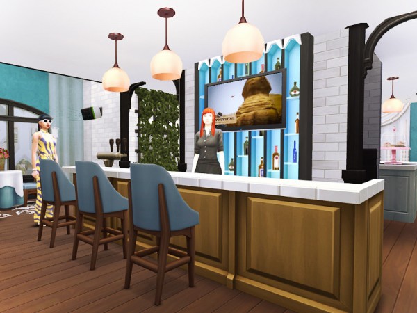  The Sims Resource: Gloria Restaurant by Rirann