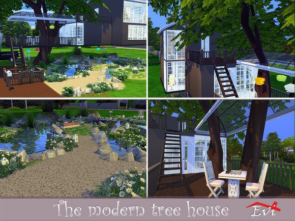  The Sims Resource: The tree house by evi