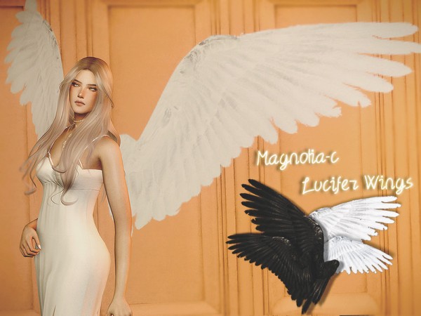  The Sims Resource: Lucifer Wings by magnolia c