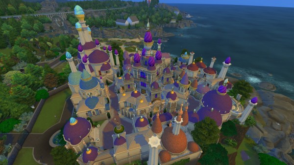  Mod The Sims: Dalaran   The Floating City Rebuilt by SatiSim