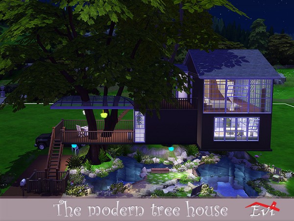  The Sims Resource: The tree house by evi