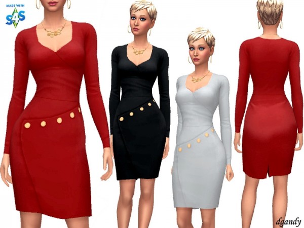  The Sims Resource: Dress   201902 09 by dgandy
