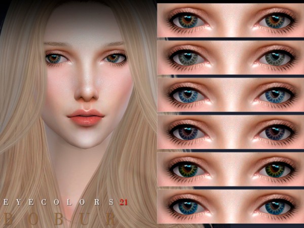  The Sims Resource: Eyecolors 21 by Bobur