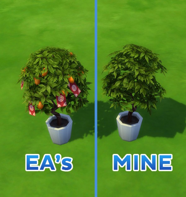  Mod The Sims: Harvested Citrus Tree by simsi45