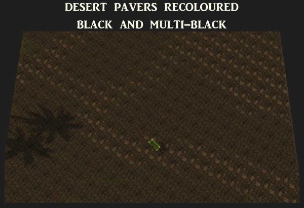  Mod The Sims: Desert Pavers Terrain   41 Recolours by Simmiller