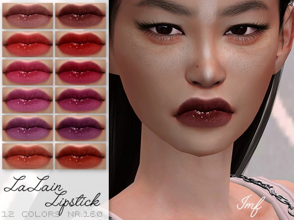  The Sims Resource: LaLain Lipstick N.160 by IzzieMcFire