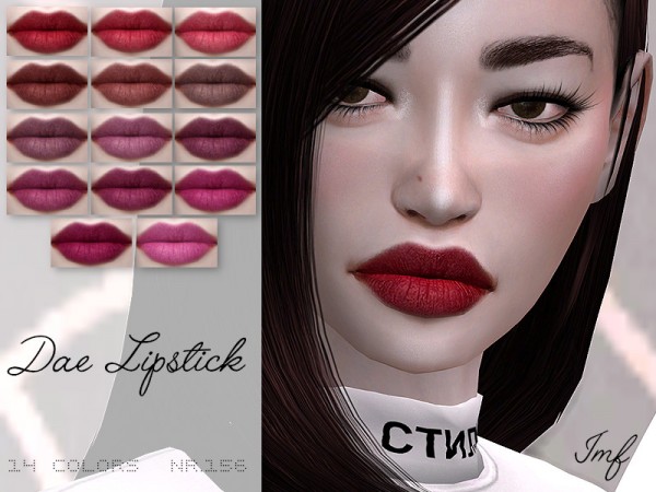  The Sims Resource: Dae Lipstick N.156 by IzzieMcFire