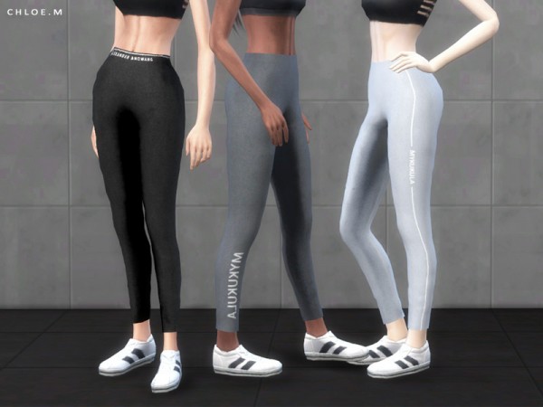  The Sims Resource: Sports Legging by ChloeMMM