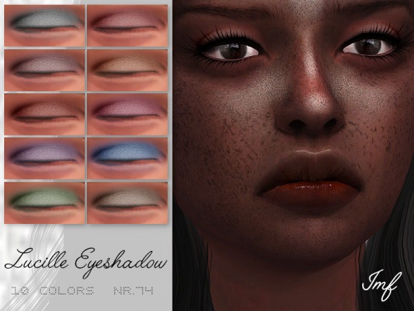  The Sims Resource: Lucille Eyeshadow N.74 by IzzieMcFire