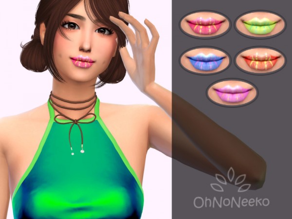  The Sims Resource: ONN Evelynn Lipstick by OhNoNeeko