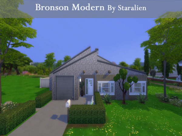  The Sims Resource: Bronson Modern House by staralien
